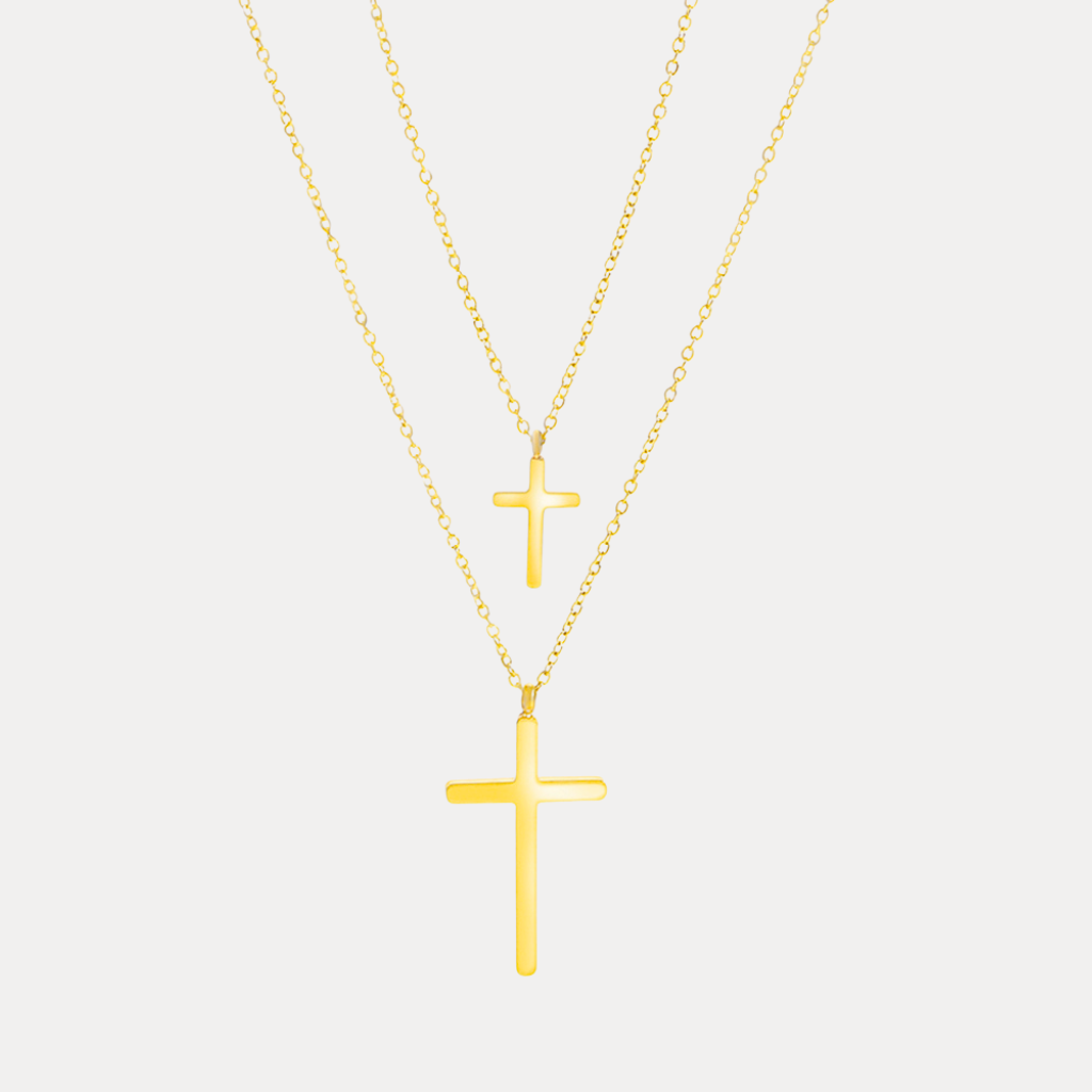 Twin Kreuz Kette