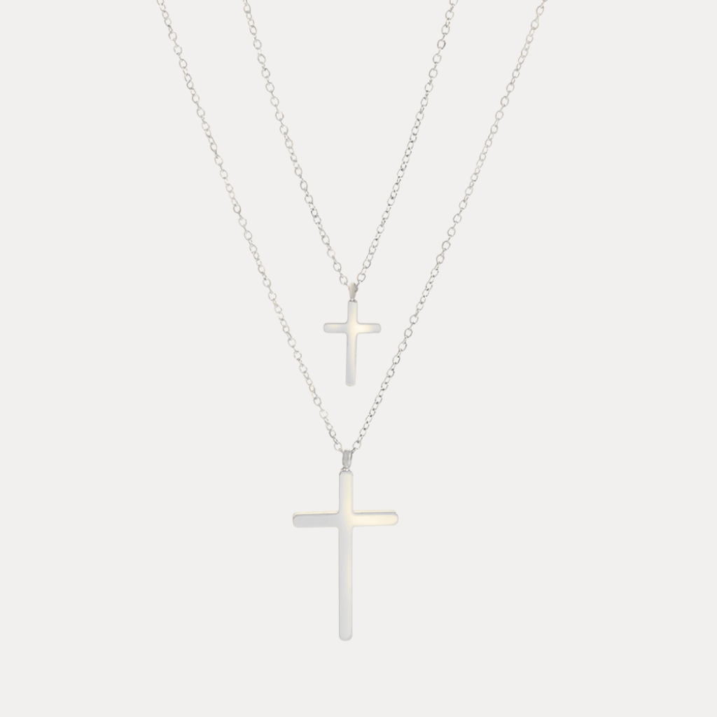 Twin Kreuz Kette
