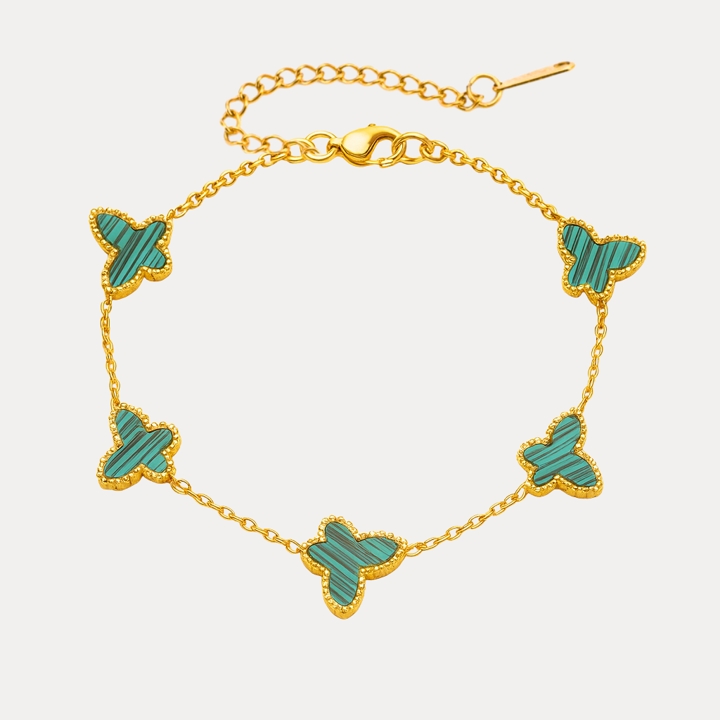 Green Schmetterling Armband