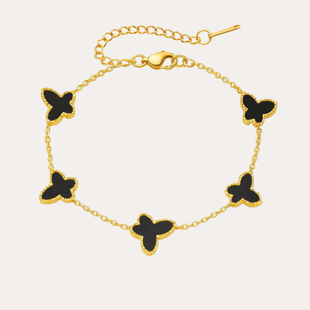 Black Schmetterling Armband
